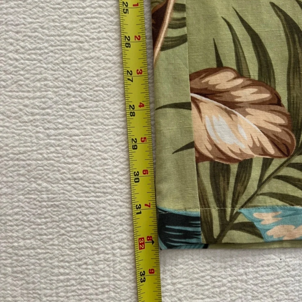 Tommy Bahama NWOT Women Silk Linen Tropical Trio Of Palms Palazzo Pants Size 10 - Picture 10 of 12